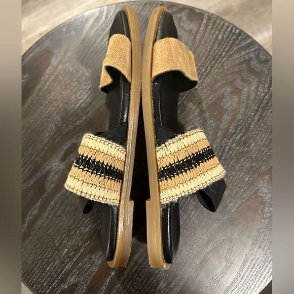 Italian Sling Sandals Leather Sock size 8 - Picture 2 of 6